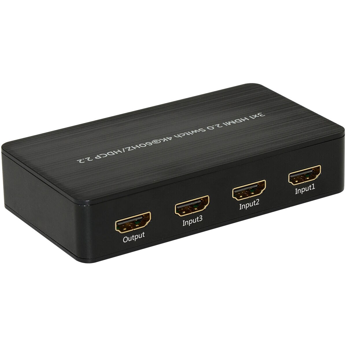 HDMI 2.0 4K 60 Hz 3-Input 1-Output HDCP 2.2 Switch with IR